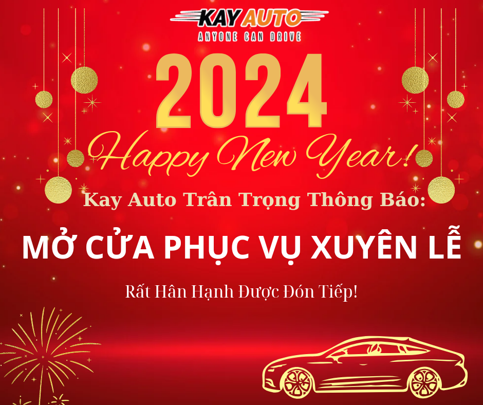 Thông báo lịch phục vụ xuyên lễ Tết dương lịch 2024