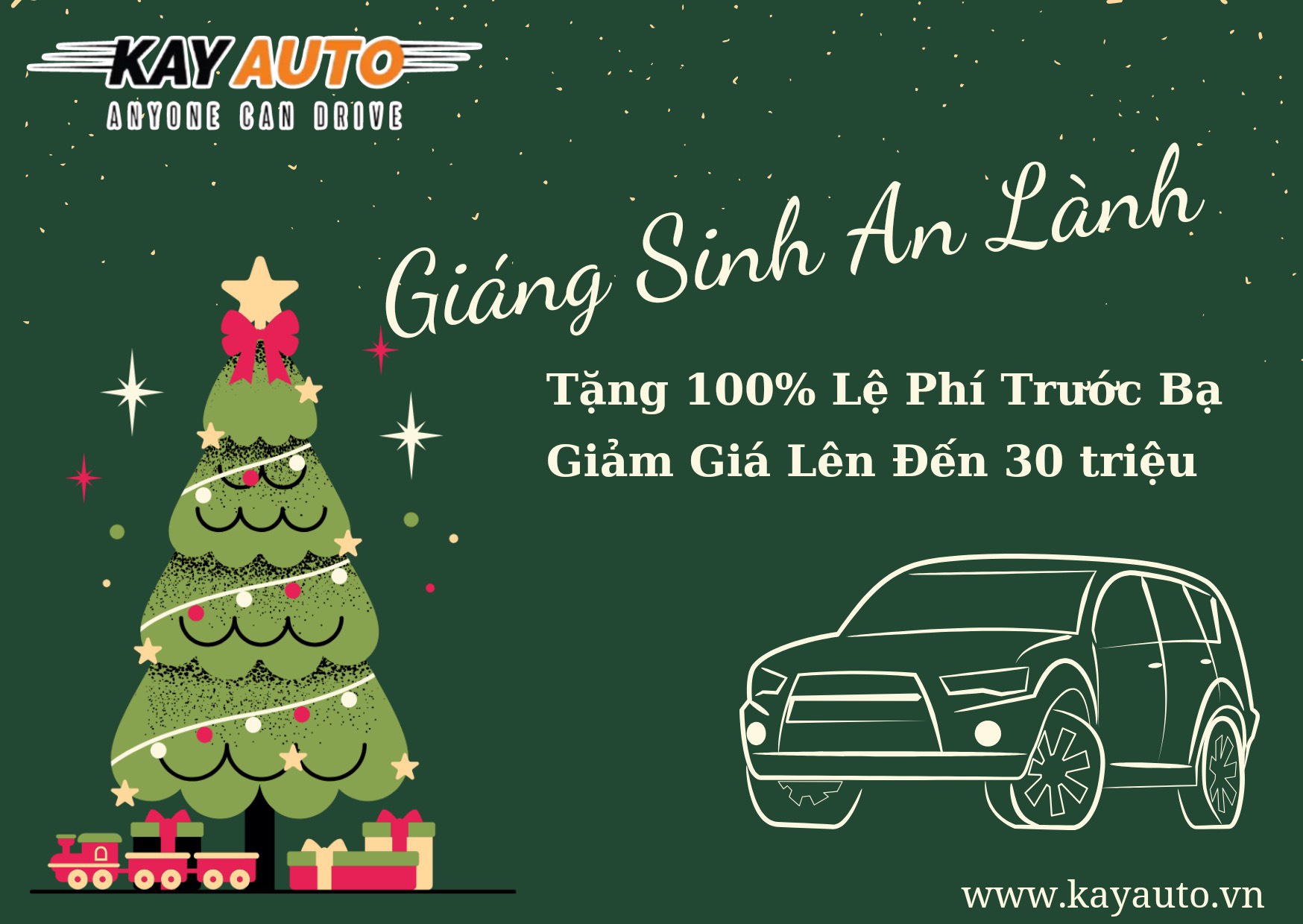 Tháng 12, Kay Auto bùng nổ Sale